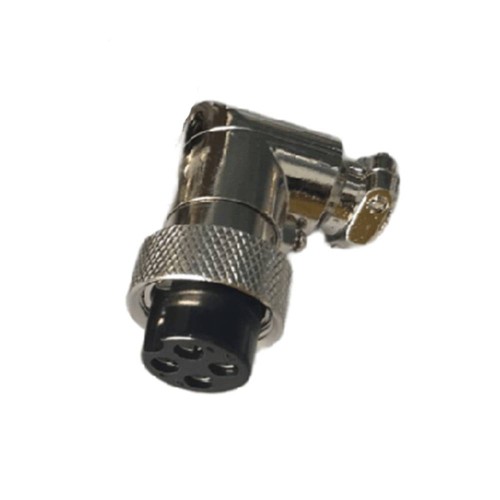 Waterproof Right Angle GX19 GX20 4Pin Female Plug Aviation Connector