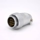 12 Pin Connector Plug P28 Male Straight for Cable