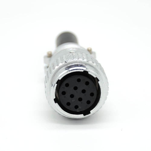 12 Pin Connectors P24 Female Plug Straight for Cable