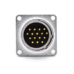 16 Pin ic Socket P28 Straight 4 Holes Flange Receptacles