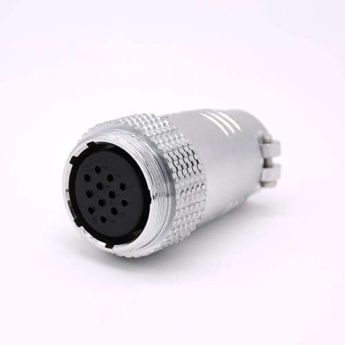 Connector 12 Pin P28 Female Plug Straight for Cable