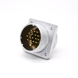 Male Receptacles P48 17 Pin 4 Hole Flange Connector