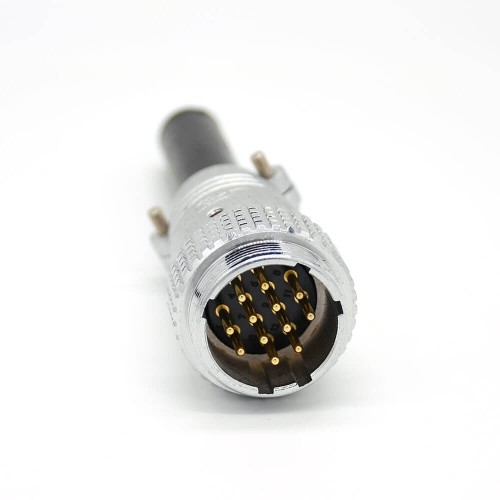 Straight Connector P24 Male 12 Pin Plug for Cable