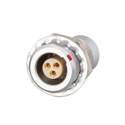 FGG Plug /EGG Socket 0B Series Metal Aviation Male Female 3-Pin Circular Connector Push-Pull Self-Locking Quick Plug