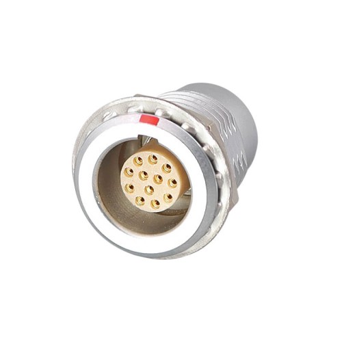 FGG Plug /EGG Socket 1B Series Metal Aviation Male Female 12-Pin Circular Connector Push-Pull Self-Locking Quick Plug