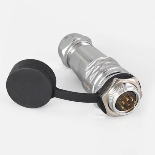 Docking SF20-9 Pin Male Plug Female Socket Back-Mount Waterproof Circular Metal Aviation Industrial Push-Pull Quick