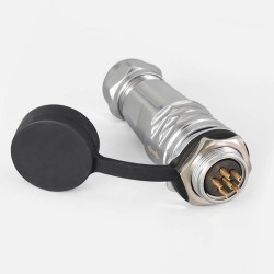 Quick Push-Pull Metal SF20-6 Pin Male Plug Female Socket Back-Mount Waterproof Industrial Circular Aviation