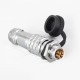 SF12-7 Pin Plug+Socket Back Mount Quick Push-Pull Metal Waterproof Aviation Circular Industrial