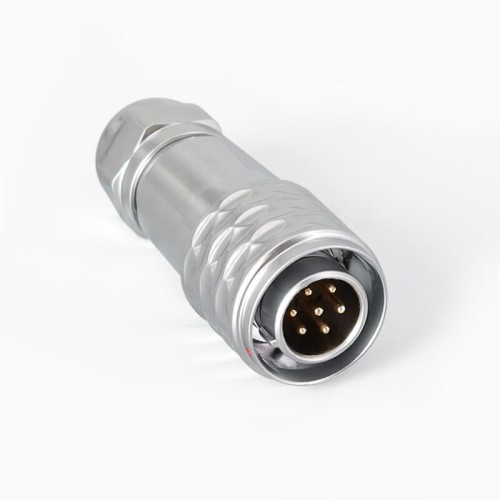 SF12-7 Pin Plug+Socket Waterproof 4-Hole Flange Quick Push-Pull Metal Aviation Circular Industrial