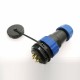 IP68 Connectors SP29 5Pin Plug Straight &Socket Rear-nut Mount