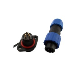 SP13 Waterproof Aviation Connector 3 Pin IP68 Plug Socket