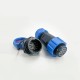 SP21 Series IP68 9 Pin Female Plug & Male Socket Rear-nut Mount Straight SP21-9 Pins Waterproof Aviation Connector