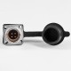 TP12 4 Pin Aviation Connector Female Plug And Male Socket 4 Hole Flange With Rubber Dust Cap