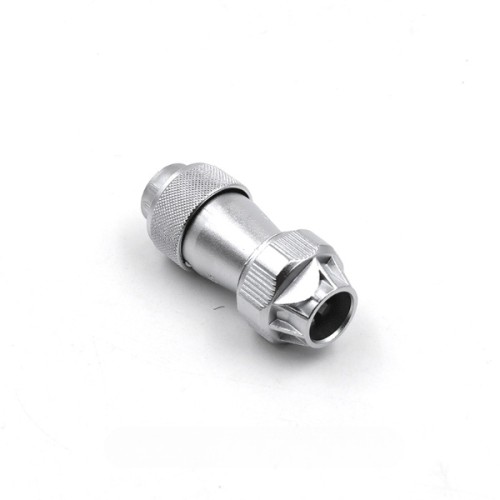 12pin TE Male Plug WF20 Straight Plug with metal clamping-nut Waterproof Connector