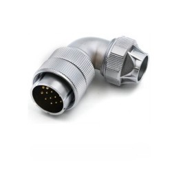 13pin Waterproof Aviation Male Plug and Female Socket TU/Z WF32 series Right Angle Connector