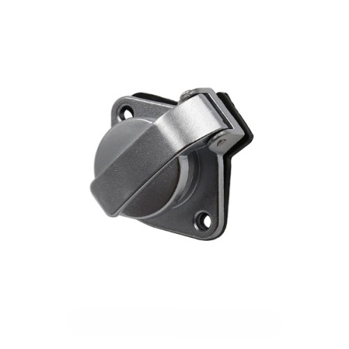 2-hole Flange Socket with Cap Panel Mount Female Receptacle ZM 10pin WF16 Aviation Waterproof Connector