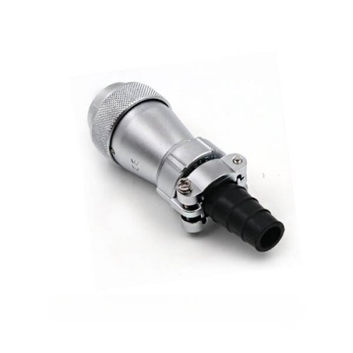 26pin TI+ZG WF28 series 2-hole Flange Socket with Cap and Straight Male Plug Aviation Waterproof Connector