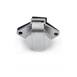 6pin TI+ZG WF32 series 2-hole Flange Socket with Cap and Straight Male Plug Aviation Waterproof Connector