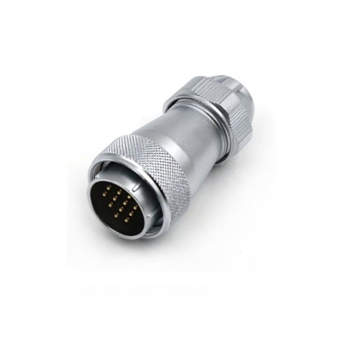 Aviation Circular Waterproof Male Plug and Female Socket TE+Z WF28/12pin Straight Connector