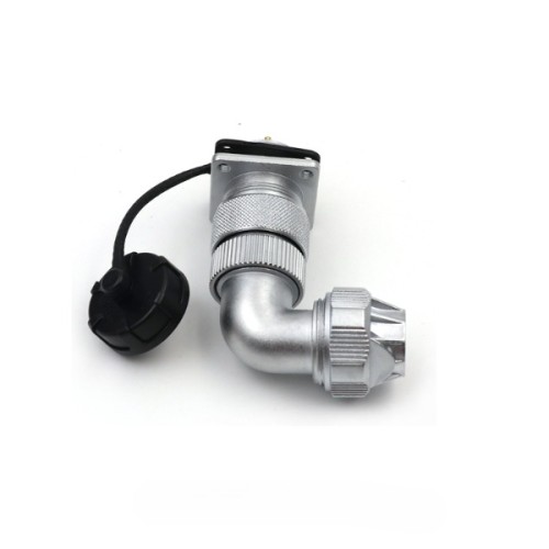 Aviation Male Plug and Female Jack WF20/4 pin Right Angle TU/Z Waterproof Connector