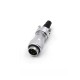 Aviation Male Plug and Female Jack WF20/5 pin Straight TI+ZI docking Waterproof Connector