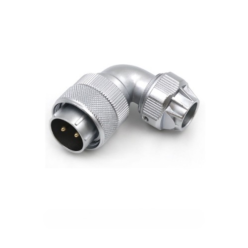 Aviation Male Plug and Female Jack WF24-2 pin Right Angle TU/Z Waterproof Connector