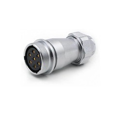 Aviation Waterproof Connector 7pin Straight docking TE+ZE WF28 series Male Plug and Female Socket