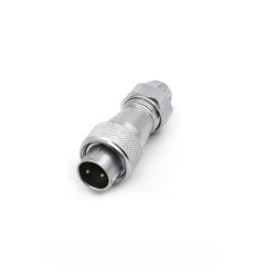 Aviation Waterproof Male Plug and Female Socket TE+Z WF16-2pin Straight Connector