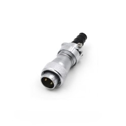 Aviation Waterproof Male Plug and Female Socket TI+Z WF20-2pin Straight cable square Socket Connector