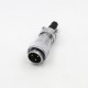 Aviation Waterproof Male Plug and Female Socket TI+Z WF24-3pin Straight cable square Socket Connector