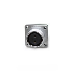 Female Receptacle Z WF20-2pin Square Flange Mount Aviation Waterproof Connector