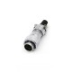 Male Plug and Female Socket TI+Z WF16-5pin Connector Straight Aviation plug and Square Jack