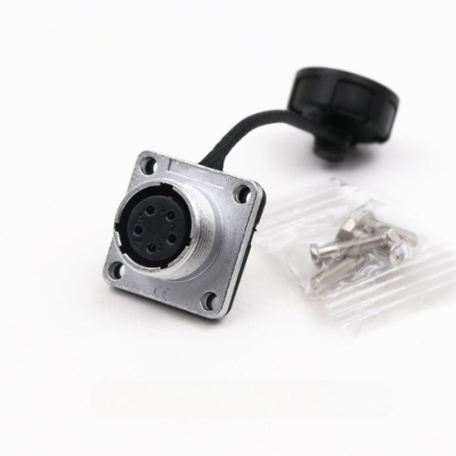 Male Plug and Female Socket TI+Z WF16-5pin Connector Straight Aviation plug and Square Jack