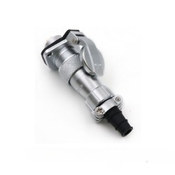 Male Plug and Female Socket TI+ZG WF16-5pin Connector Aviation plug and Metal Flange Jack with Cap Panel