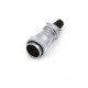 Male Plug and Female Socket WF40/15pin Straight Cable Plug TI+Z Aviation Square Receptacle