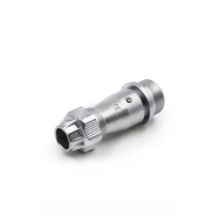 Straight Jack with metal clamping-nut Female Receptacle ZE 10pin WF16 Aviation Waterproof Connector