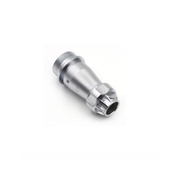 Straight Jack with metal clamping-nut Female Receptacle ZE 19pin WF24 Aviation Waterproof Connector