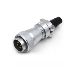 Straight Male Plug and Flange Female Receptacle WF28-4pin TI+Z series Aviation Waterproof Connector