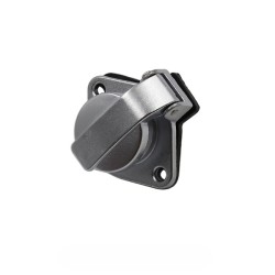 WF16/7pin 2-holr Flange Female ZG Receptacle with Cap Panel Mount Aviation Connector