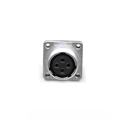 WF20-4pin Square Flange Mount Female Receptacle Z Jack Waterproof Circular Connector