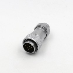 WF24/10pin Male Plug and Female Jack TE+ZE docking Straight Aviation Circular Connector