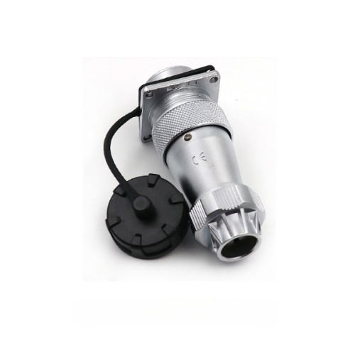 WF24-12pin Aviation Circular Connector Straight TE+Z Male Plug and Female Socket Waterproof