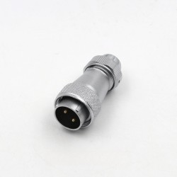 WF24/2pin Straight docking Male Plug and Female Receptacle TE+TZ Aviation Waterproof Connector