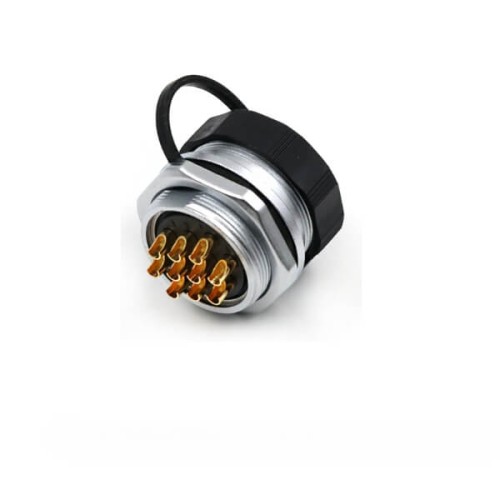 WF28-12pin TI+ZM Male Plug and Female Socket Waterproof Aviation Circular Connector