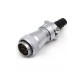 WF28/24pin Aviation Waterproof Connector Docking Straight TI+ZI Male Plug and Female Socket