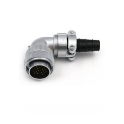 WF28-26pin Aviation Circular Connector Bending Right Angle TV/Z Male Plug and Female Socket Waterproof