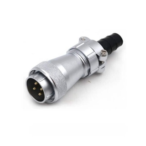 WF28-4pin Aviation Connector Docking Straight TI+ZI Male Plug and Female Socket Waterproof