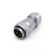 WF28/9pin Male Plug and Female Socket TE+Z Straight Aviation Circular Waterproof Connector