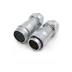 WF32/13pin Male Plug and Female Socket TE+ZE docking Straight Aviation Circular Connector