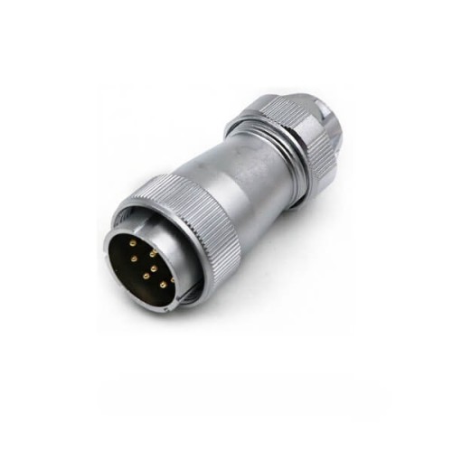 WF32/8pin Straight docking Male Plug and Female Receptacle TE+ZE Aviation Waterproof Connector